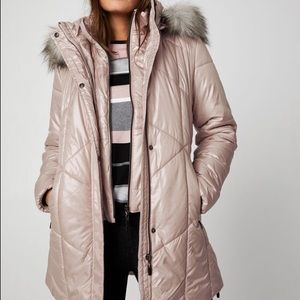 Marcona - Quilted Faux Down Coat